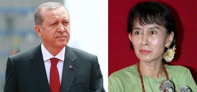 Cumhurbaşkanı Erdoğan Myanmar lideri ile görüştü!