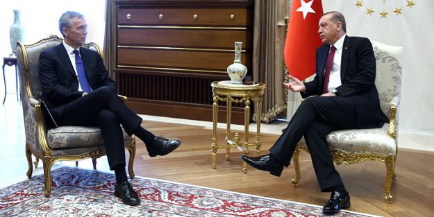 Erdoğan, NATO Genel Sekreteri'ni kabul etti