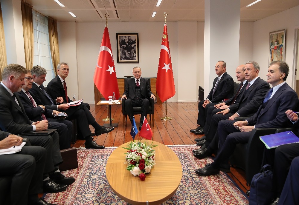 Cumhurbaşkanı Erdoğan, NATO Genel Sekreteri Stoltenberg ile görüştü 