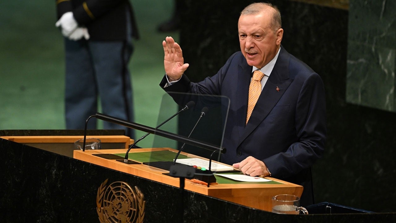 Cumhurbaşkanı Erdoğan, New York'ta insanlığın vicdanına seslendi! Dünyaya insanlık dersi