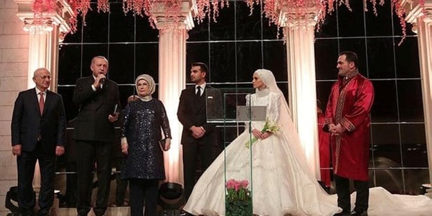 Cumhurbaşkanı Erdoğan nikah şahidi oldu