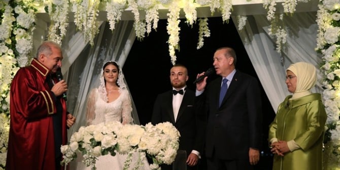 Cumhurbaşkanı Erdoğan Nikâh şahitleri oldu