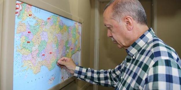 Cumhurbaşkanı Erdoğan o ili de işaretledi!