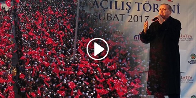 Cumhurbaşkanı Erdoğan o türküyü söyledi, onbinler coştu
