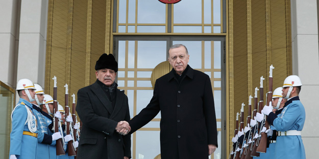 Cumhurbaşkanı Erdoğan, Pakistan Başbakanı Şerif’i kabul etti