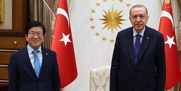 Cumhurbaşkanı Erdoğan, Park Byeong-seug'u kabul etti