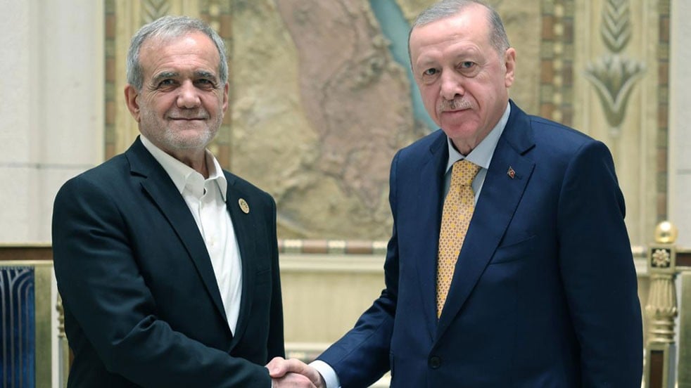 Cumhurbaşkanı Erdoğan Pezeşkiyan ile görüştü: Üzerimize düşeni yapacağız!