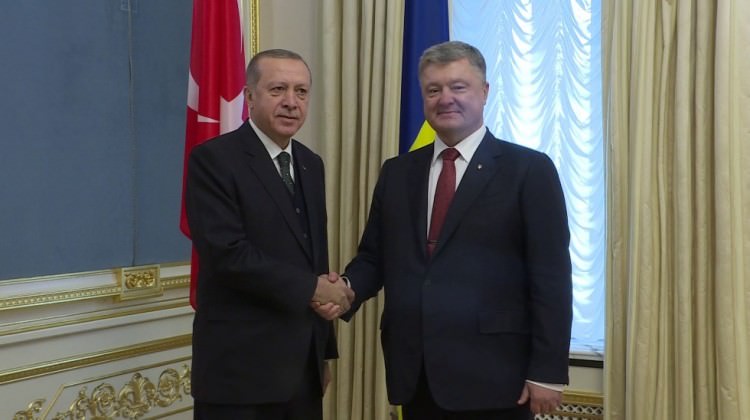 Cumhurbaşkanı Erdoğan-Poroşenko görüşmesi başladı