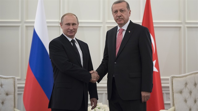 Cumhurbaşkanı Erdoğan Putin'le görüştü