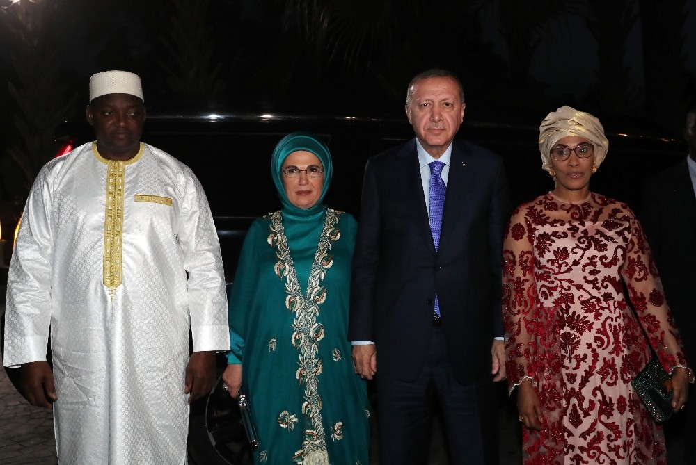 Cumhurbaşkanı Erdoğan resmi devlet yemeğine katıldı 