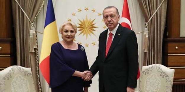 Cumhurbaşkanı Erdoğan, Romanya Başbakanı Dancila'yı kabul etti
