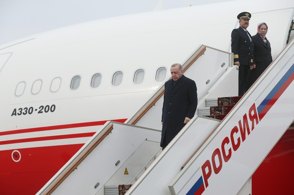 Cumhurbaşkanı Erdoğan, Rusya’da 