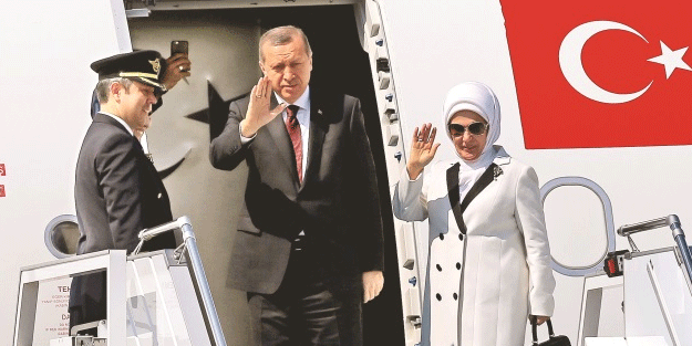 Cumhurbaşkanı Erdoğan Rusya'ya gitti