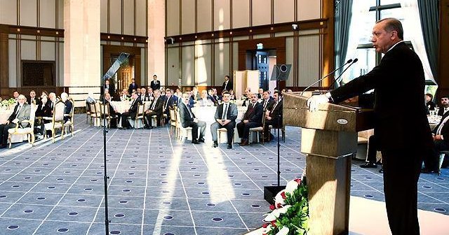 Cumhurbaşkanı Erdoğan Sayıştay üyeleriyle bir araya geldi