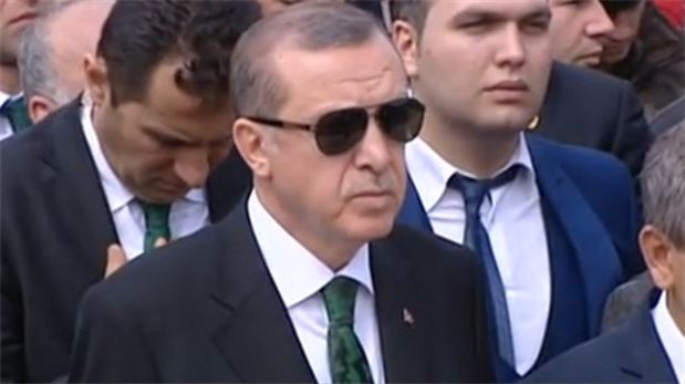 Cumhurbaşkanı Erdoğan şehit cenazesine katıldı
