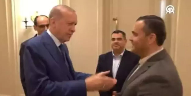 Cumhurbaşkanı Erdoğan şehit Haniye'nin oğulları ile görüştü
