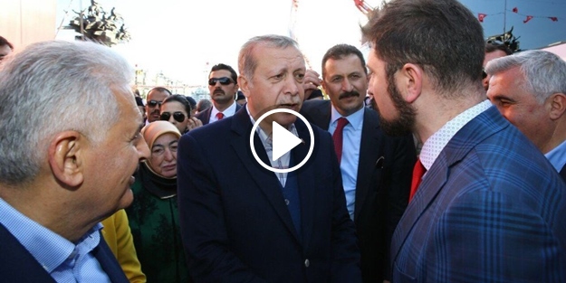 Erdoğan, sesini taklit eden fenomenle buluştu