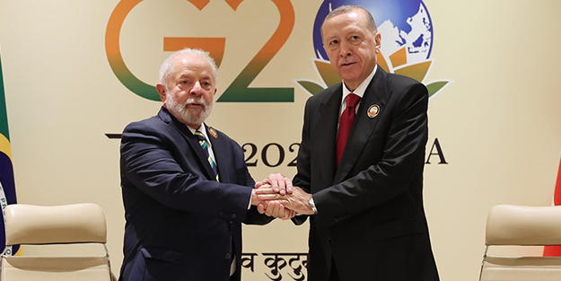 Cumhurbaşkanı Erdoğan Silva ile görüştü! 'İsrail'e baskı artırılmalı'