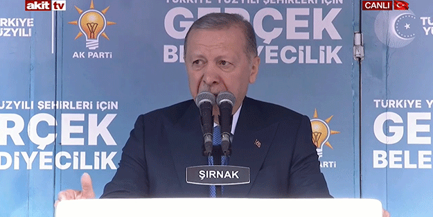 Şırnak'ta konuşan Erdoğan'dan muhalefete tepki: Gayeleri ülkeyi tekrar eski istikrarsızlık günlerine döndürmektir