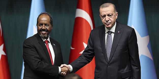 Cumhurbaşkanı Erdoğan, Somalili mevkidaşıyla görüştü: Türkiye her zaman yanınızda!