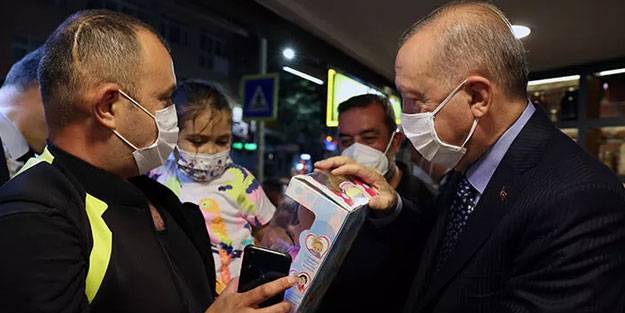 Cumhurbaşkanı Erdoğan sürpriz yaptı