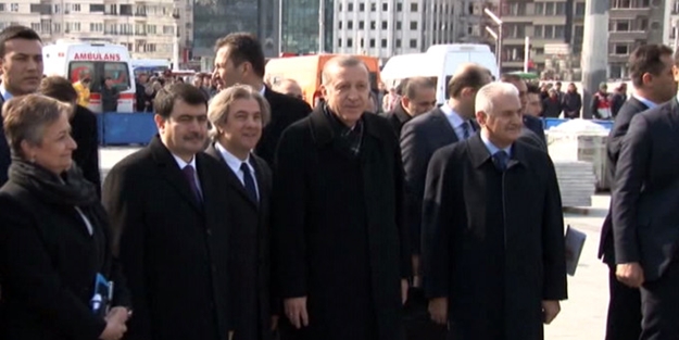 Cumhurbaşkanı Erdoğan Taksim Meydanı'da