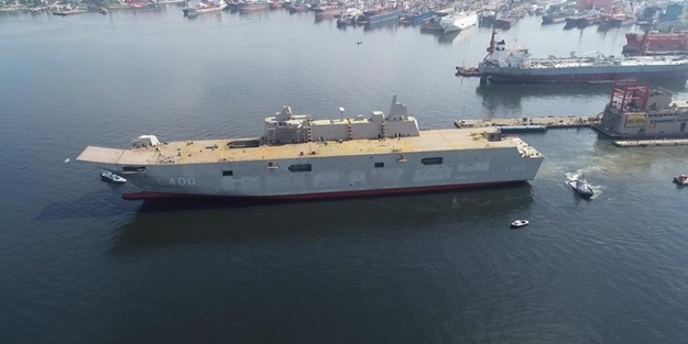 Cumhurbaşkanı Erdoğan tam not vermişti: TCG Anadolu'yu ARAS savunacak