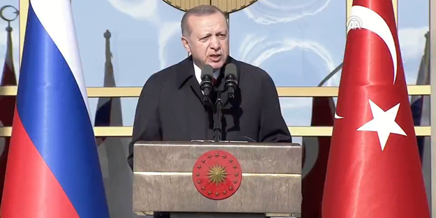 Cumhurbaşkanı Erdoğan: Tarihi bir ana şahitlik ediyoruz