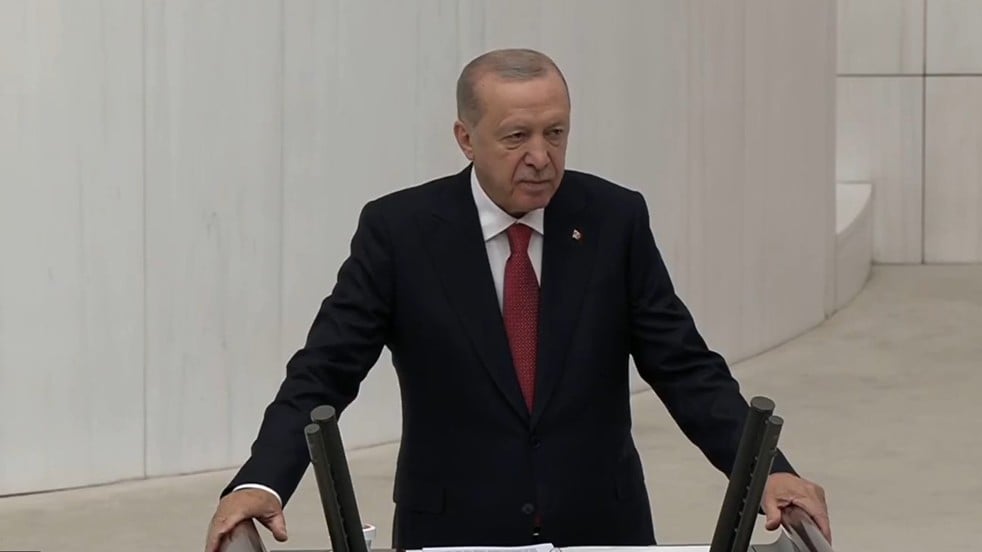 Cumhurbaşkanı Erdoğan, Meclis’in yeni yasama yılı açılışında konuşuyor