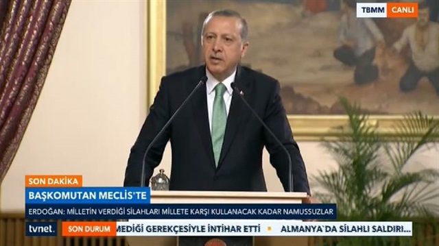 Cumhurbaşkanı Erdoğan TBMM'de