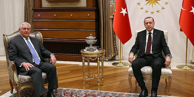 Cumhurbaşkanı Erdoğan Tillerson’u kabul etti… Kritik görüşme sona erdi