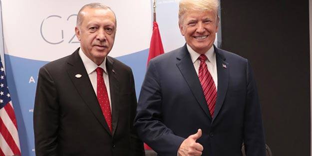 Cumhurbaşkanı Erdoğan Trump ile bir araya geldi