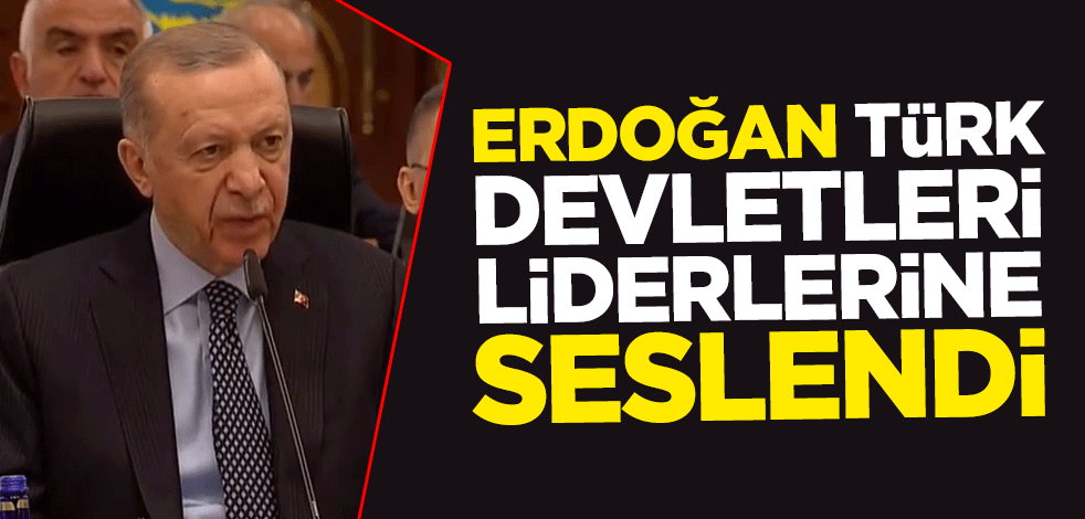 Erdoğan Türk devletleri liderlerine seslendi
