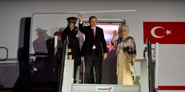 Cumhurbaşkanı Erdoğan Türkiye'ye döndü