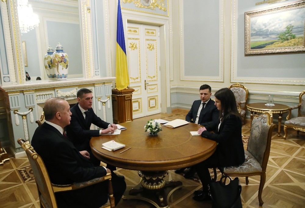 Cumhurbaşkanı Erdoğan, Ukrayna Devlet Başkanı Zelenskiy ile görüştü 