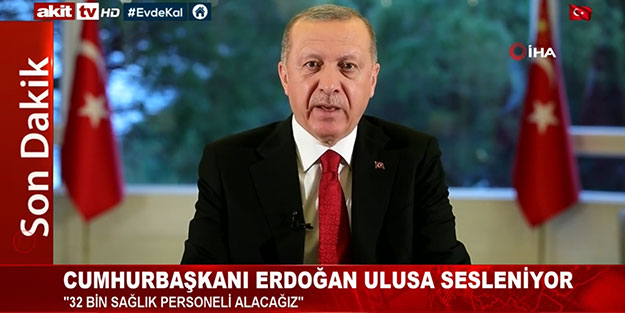 Cumhurbaşkanı Erdoğan, millete seslendi: 53 bin vatandaşımızı izlemeye aldık