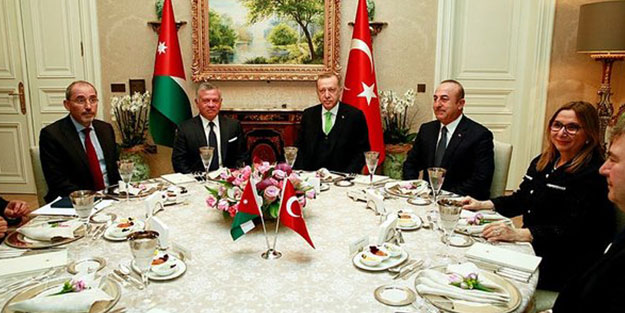 Erdoğan, Ürdün Kralı 2. Abdullah'ı kabul etti