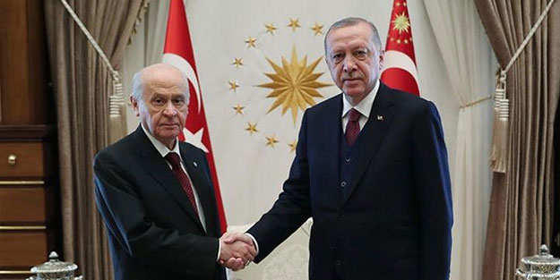 Cumhurbaşkanı Erdoğan ve Bahçeli'den kritik görüşme