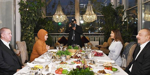 Cumhurbaşkanı Erdoğan ve Cumhurbaşkanı Aliyev bir araya geldi