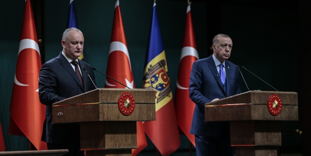 Cumhurbaşkanı Erdoğan ve Dodon'dan kritik mesajlar