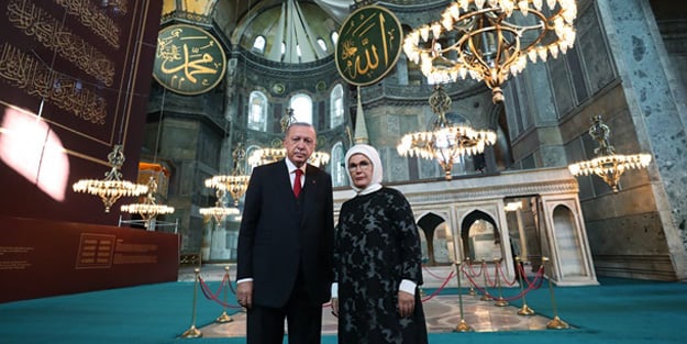 Erdoğan çiftinden 'Doğan Cüceloğlu' mesajı