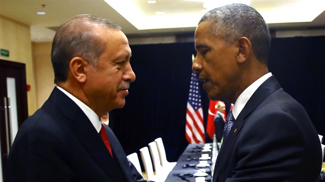 Cumhurbaşkanı Erdoğan ve Obama'nın 'Münbiç' diyaloğu