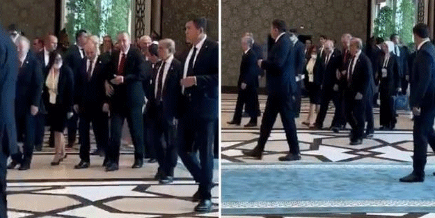 Erdoğan ve Putin kol kola girip yürüdü