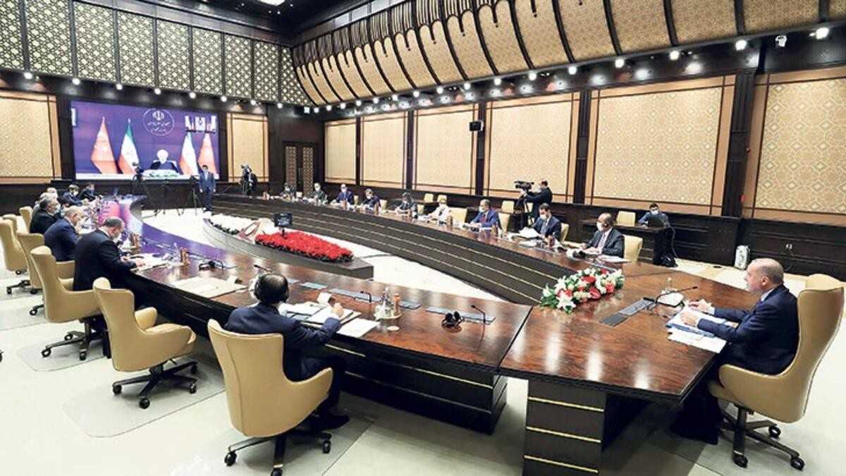 Cumhurbaşkanı Erdoğan ve Ruhani'nin katılımıyla Türkiye-İran Yüksek Düzeyli İş Birliği Konseyi toplantısı yapıldı