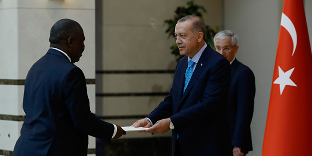 Erdoğan Zambiya Büyükelçisi'ni kabul etti