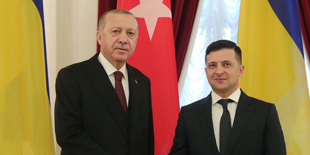 Cumhurbaşkanı Erdoğan, Zelenskiy ile görüştü