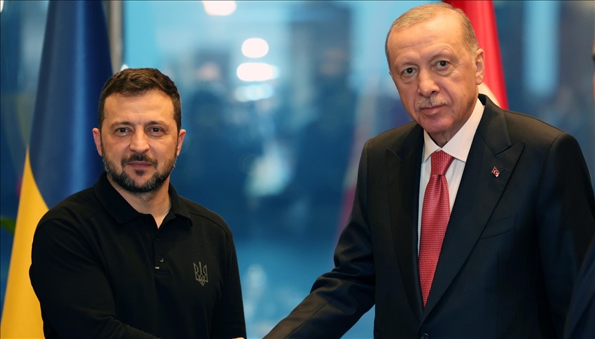 Cumhurbaşkanı Erdoğan, Zelenskiy ile görüştü