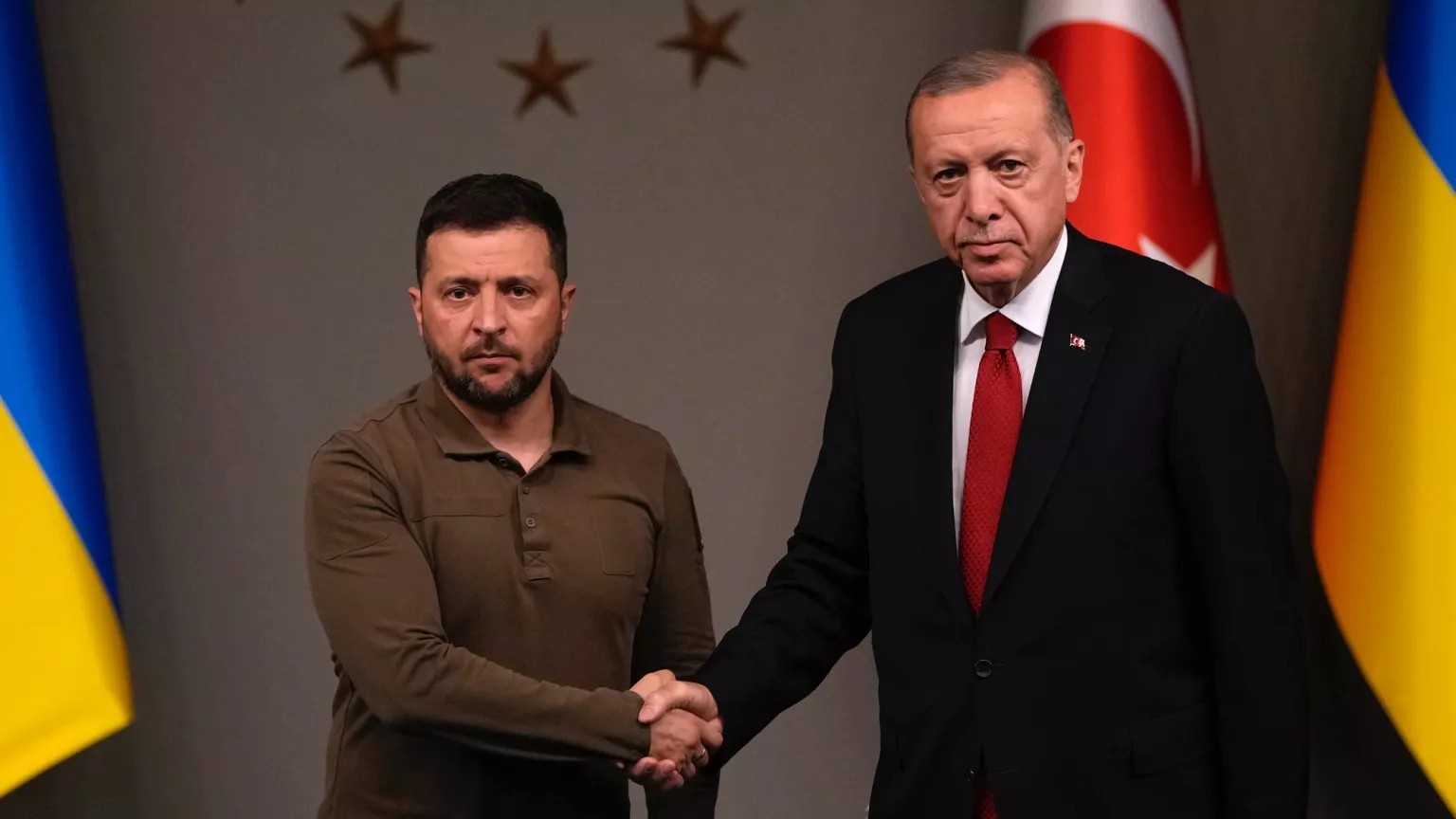 Cumhurbaşkanı Erdoğan Zelenskiy ile görüştü
