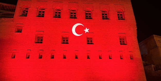 Cumhurbaşkanı Erdoğan Irak'ı ziyaret edecek! Erbil Kalesi'nde Türk bayrağı