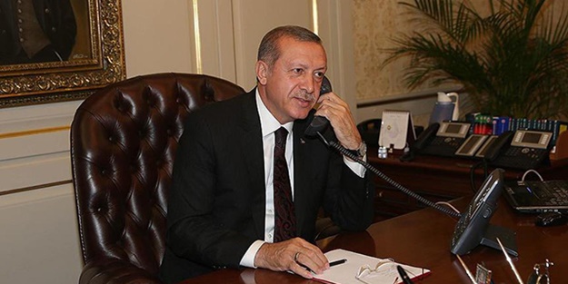 Cumhurbaşkanı Erdoğan'a bir telefon daha